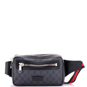 Gucci Small Soft Zip Belt Bag GG Coated Canvas